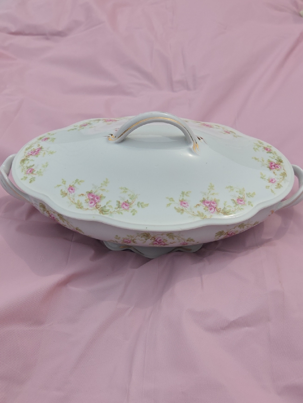 Vintage Austrian Oval Covered Dish